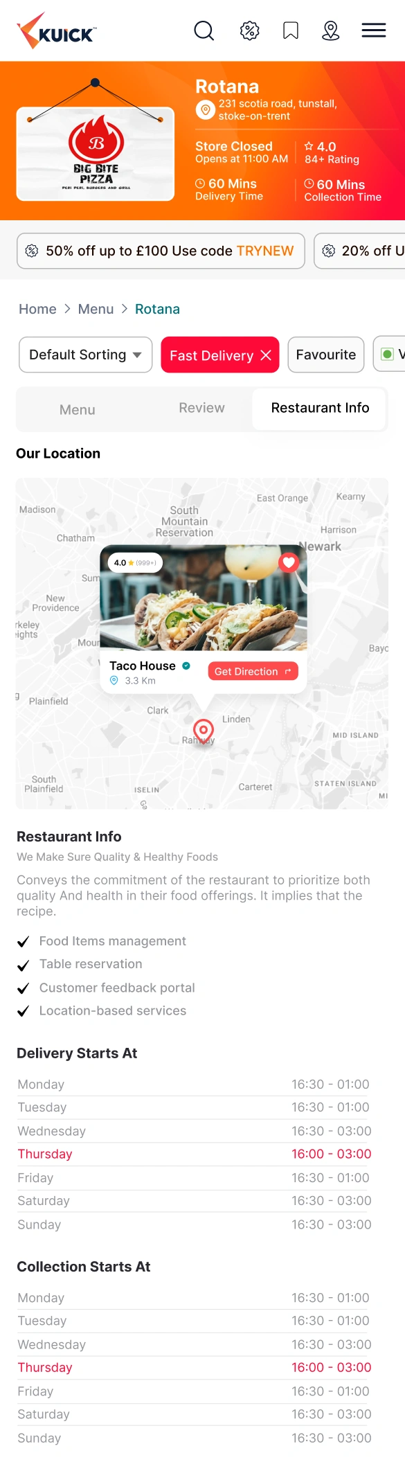 Visual Restaurant Management.